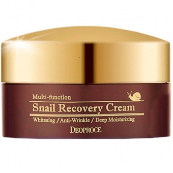 Восстанавливающий крем с улиточным муцином Deoproce Snail Recovery Cream